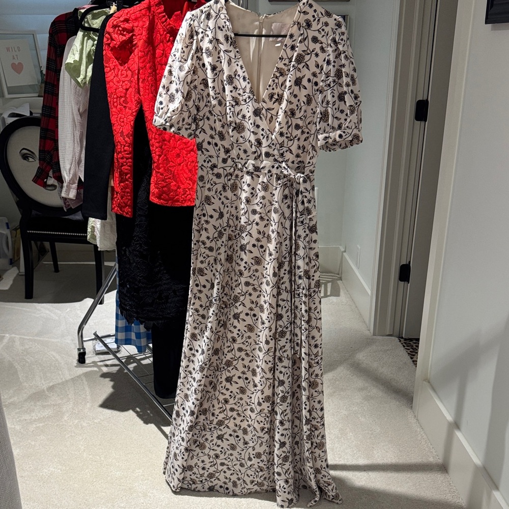 Floral Wrap Gal Meets Glam Dress